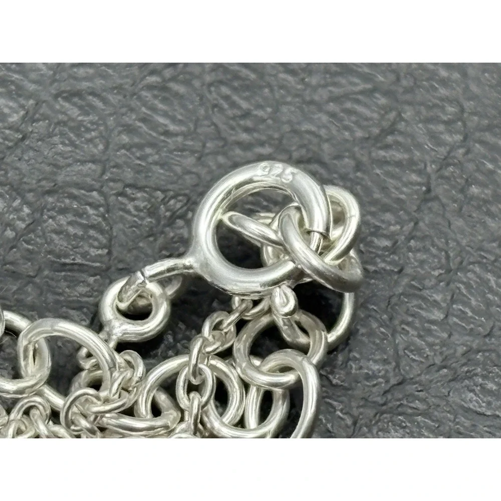 Sterling Silver 925 Heart Cross Pendant Chain Necklace Religious 16